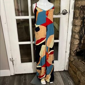 SHEIN Colorful Abstract Kids One Piece